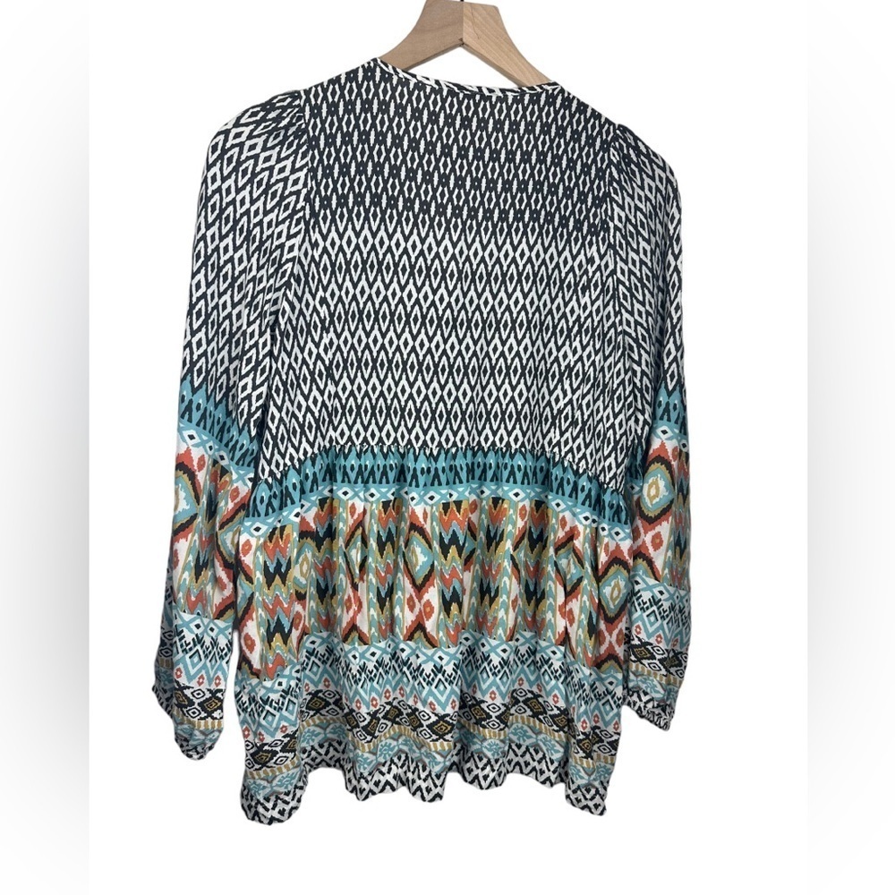 Sundance Stella Tunic Peasant Top Sz Small Boho Floral - Picture 6 of 7